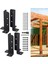 4pcs Ayarlanabilir Güverte Posta Çapa Basklar Pergola Çik Korunmak Için Çıp Posta Kutusu Pavilion Bahçe Aracı (Yurt Dışından) 3