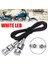 8x Chrome 5630 Motosiklet Vidalı Cıvata Lambası Arabası Evrensel Plaka Işığı 12V (Yurt Dışından) 1