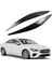 Araba Ön Far Kaş Kafası Işık Göz Kapağı Kaş Karbon Fiber Mercedes-Benz Için Cla-Sınıfı W117 2013-2019 (Yurt Dışından) 3