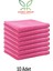 Mikrofiber Temizlik Bezi 20'li 40X40 Mutfak Yer Banyo Temizleme Bezi Havlu Bez Pembe Renk 1