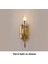 3W Vintage Candlestick Duvar Sconce E14 Temel Metal Duvar Işığı Fikstür Yatak Odası Oturma Odası Koridor Bronz (Yurt Dışından) 4