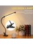 8W LED Klipsi Lambada, 3 Modlu Masa Işığı 2m Kablo Dimmer 10 Seviyeleri Kelepçe Tablo Lambaları (Yurt Dışından) 3