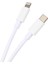 CU289 Lightning To Type-C Beyaz 1m 18W Hızlı Şarj Kablosu 2