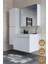 Tokyo 65 Cm Beyaz Mdf Banyo Dolabı Seti + Boy Dolabı 6