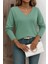 Kadın Uzun Kollu V Yaka Triko Bluz 3
