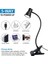 Hoparlör Tarzı Klipsli Kitap Işık LED Göz Koruması Okuma Işık USB Şarj Edilebilir Gece Işığı 3 Renk Sıcaklığı (Yurt Dışından) 3