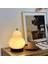 Fransız Krem ​​armut Masa Lambası Başucu Minimalist Oturma Odası Şarj Edilebilir Lamba Ambiyans Dekoratif Gece Lambası Sarı (Yurt Dışından) 3