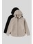 Rahat Form Kapüşonlu 2li Paket Siyah-Koyu Bej Kadın Polar Sweatshirt - 97233 1