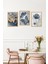 🦋 Mavi Rüya – 3’lü Mdf Uv Baskılı Modern Sanatsal Tablo Seti (3 Ebat Seçeneği) CRVS1027 13 x 17 4