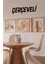 🖼️ Rustik Sofraların Zarafeti – Mdf Çerçeveli 3'lü Dekoratif Tablo Seti KR4065 23 x 23 1