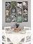 Dekorize Mdf Tablo Seti 12 Parça - Salon Oturma Odası Için Duvar Dekoru Çerçeve Görünümlü Onk 1035 13 x 17 4