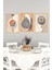 🖼️ Modern Geometrik 3’lü Çerçeve Görünümlü Tablo Seti 🌟 CRVS1134 21 x 30 5