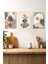 🖼️ Modern Çerçeveli 3'lü Tablo Seti – Minimalist Geometrik Tasarım CRV1058 23 x 32 4