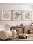 Ahşap Çerçeveli Mdf Kare Tablo Seti Salon ve Oturma Odası Için KR4018 23 x 23 4