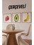 📦 Renkli Tropikal Meyve Temalı 3’lü Tablo Seti | Çilek – Avokado – Muz 🍓🥑🍌 KR4055 23 x 23 1
