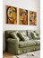 Dekorize Mdf Tablo Seti 3 Parça 3 mm - Çerçeveli Tablo Seti Salon Oturma Odası Için 3049 23 x 32 2