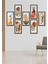 Modern Style Dekorize Mdf 7 Parça Çerçeve Görünümlü Tablo Set 10203 10 x 20 2
