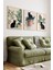 🖼️ Saksıdaki Siyah Kediler Temalı 3’lü Çerçeveli Dekoratif Tablo Seti 🌿🐈‍⬛ CRV1040 23 x 32 1