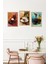 🖼️ 3'lü Çerçeve Görünümlü Tablo Seti – Kahve & Çikolata Temalı CRVS1013 13 x 17 4