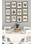 Dekorize Mdf Tablo Seti 12 Parça - Salon Oturma Odası Için Duvar Dekoru Çerçeve Görünümlü Onk 1037 13 x 17 4