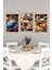 🥐 Kahve ve Kruvasan Keyfi – 3'lü Tablo Seti CRVS1016 13 x 17 5
