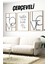Dekorize Mdf Tablo Seti 3 Parça 3 mm - Çerçeveli Salon Oturma Odası Için Duvar Dekoru 3011 23 x 32 1