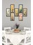 Modern Style Dekorize Mdf 7 Parça Çerçeve Görünümlü Tablo Set 10208 10 x 20 3