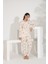 %100 Pamuk Uzun Kol Kadın Pijama Takımı 98288 2