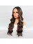 Koyu Kumral Balköpüğü Işıltılı Tül Peruk 4