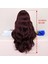 Koyu Kızıl Kahve Tül Peruk 5