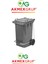 Akmex Tıbbi Atık Plastik Pedallı Çöp Konteyneri 90 Litre Konteyner - A Isıya Karşı Dayanıklı- 1