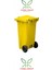 Plastik Çöp Konteyneri 120 Litre Konteyner - A Isıya Karşı Dayanıklı Malzeme - Çöp Kutusu 1