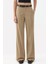 Kadın Viskon Karışımlı Straight Leg Pantolon Natural 1