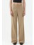 Kadın Viskon Karışımlı Straight Leg Pantolon Natural 6