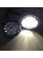 2pcs Dc 12V 18 LED Drl Drl Yuvarlak Araba Sis Lambası Sürüş Gündüz Çalışan Açık Beyaz (Yurt Dışından) 3
