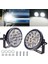 2pcs Dc 12V 18 LED Drl Drl Yuvarlak Araba Sis Lambası Sürüş Gündüz Çalışan Açık Beyaz (Yurt Dışından) 5