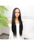 Siyah Düz Uzun Tül Peruk 3