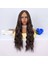Koyu Kumral Dalgalı Uzun Tül Peruk 1
