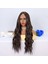 Koyu Kumral Dalgalı Uzun Tül Peruk 3