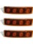 3pcs 24V LED Sunvisor Lamba Sinyal Scania Kamyon Serisi Için Üst Işıklar 1798980 1910437 Sarı (Yurt Dışından) 1