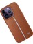 iPhone 13 Pro Kılıf HBC-155 Lizbon Kapak - Kahverengi 2