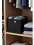 SİYAH Keçe Kutu Organizer/ dolap çekmece düzenleyici KEÇE KUTU 30X30 8