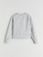 Lcw Kids Gri Bisiklet Yaka Baskılı Kız Çocuk Sweatshirt 5