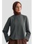 Nervürlü Bluz 25KD1112 Antrasit 4