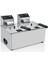 Çiftli Kapaklı 3+3 Lt Elektrikli Fritöz 1