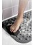 Vantuzlu Dikdörtgen Banyo Duş Kaydırmaz Paspas, Küvet Içi Banyo Zemini Ayak Masaj Halısı (70X36CM) 4