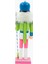 Happy Sugar Rainbow Pembe Stantlı Nutcracker 38CM 3