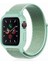 Apple Watch 42MM Hasırlı Cırtcırtlı Kasalı Kordon - Turkuaz - A8907-5592 1
