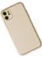 iPhone 12 Kılıf Coco Deri Silikon Kapak - Gold - A9501-3465 3