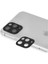 iPhone 11 Pro Max Pers Alüminyum Kamera Lens - Siyah - A5751-3065 1